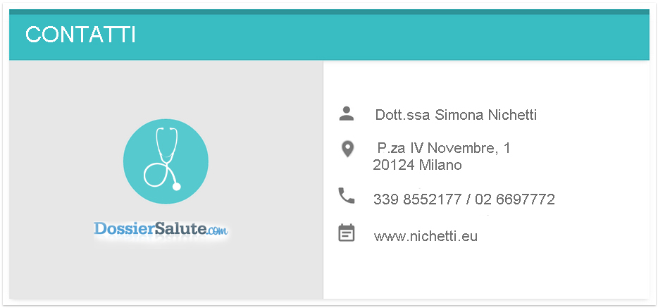 Contatti Dott.ssa Nichetti