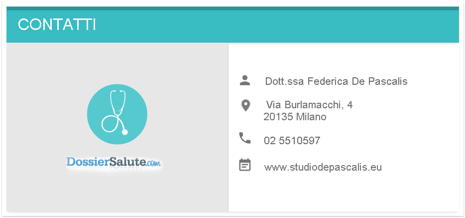 Contatti Dott.ssa De Pascalis