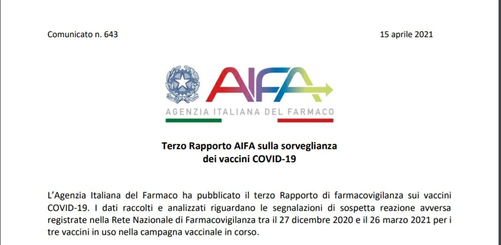 terzo rapporto aifa